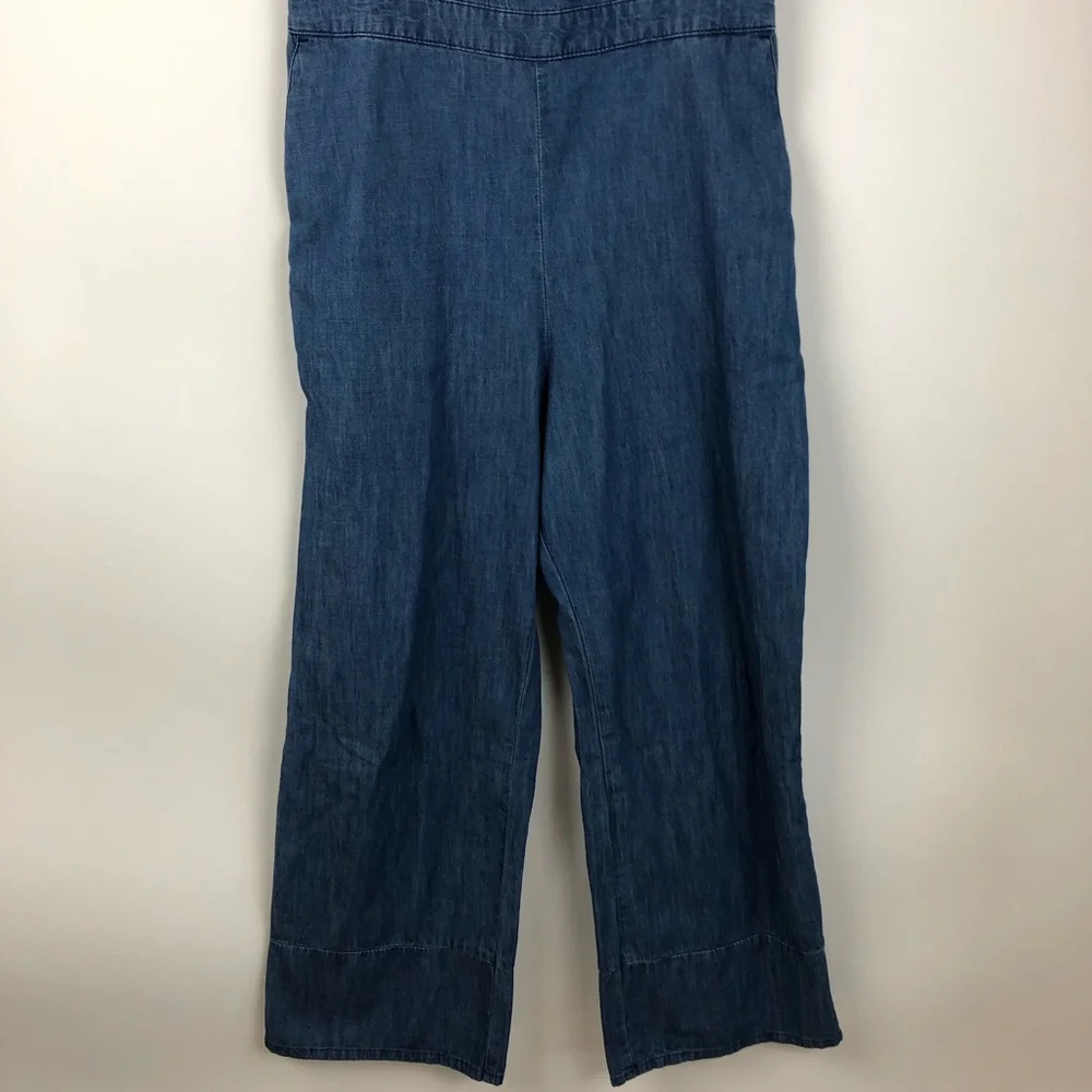 Abercrombie & Fitch Blue Denim Jumpsuit - Picture 5 of 7